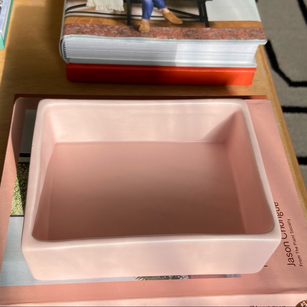 Pink Ceramic Jewelry Trinket Box - Picture 4 of 8